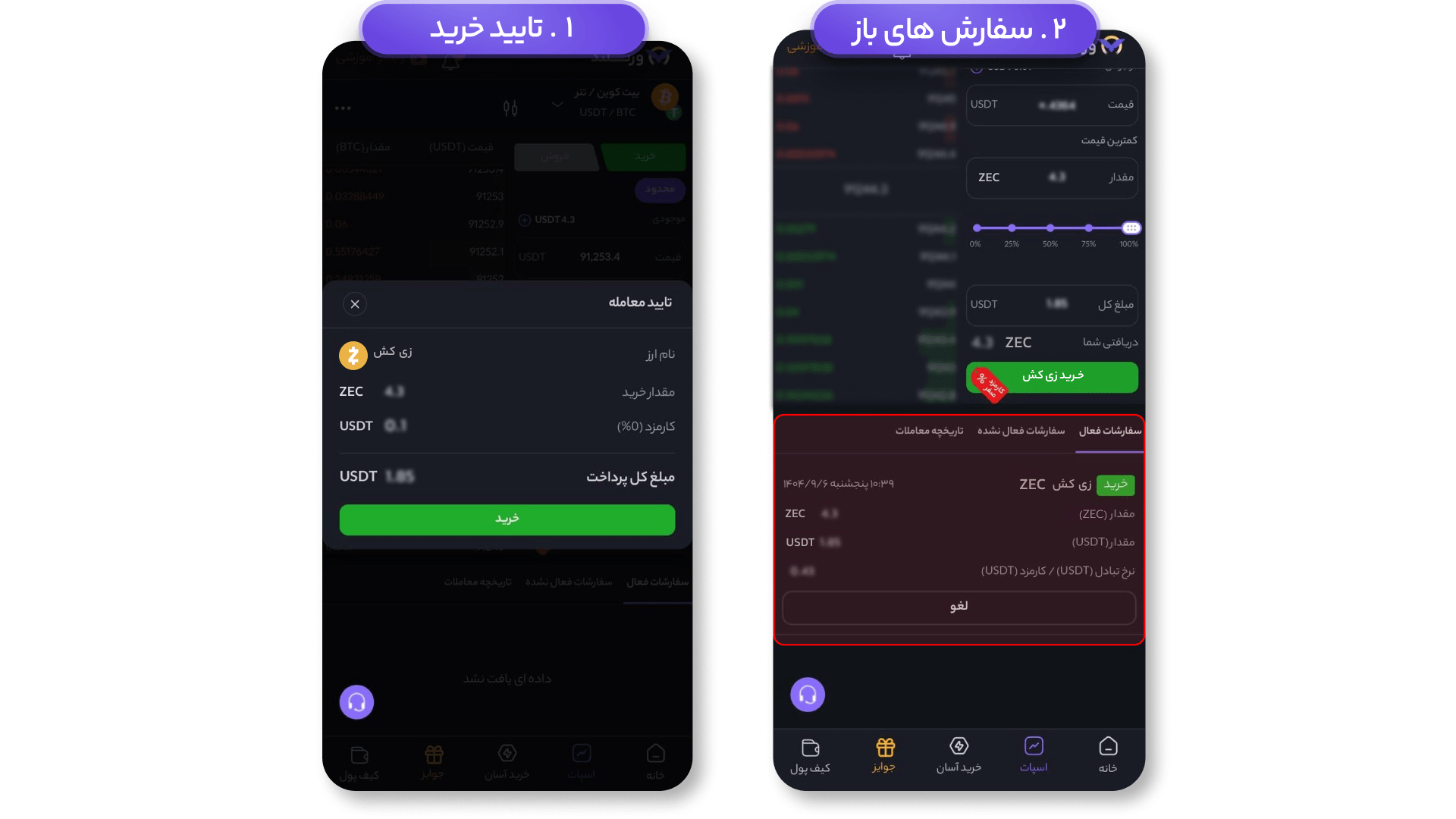 تایید خرید چین لینک و سفارش گذاری - صرافی ارز دیجیتال ورسلند