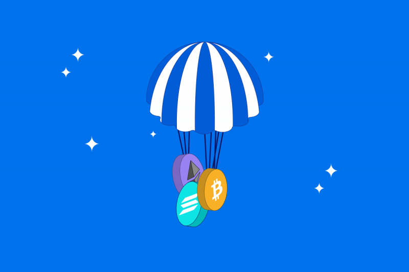دریافت ارز دیجیتال رایگان از طریق ایردراپ (Airdrop)